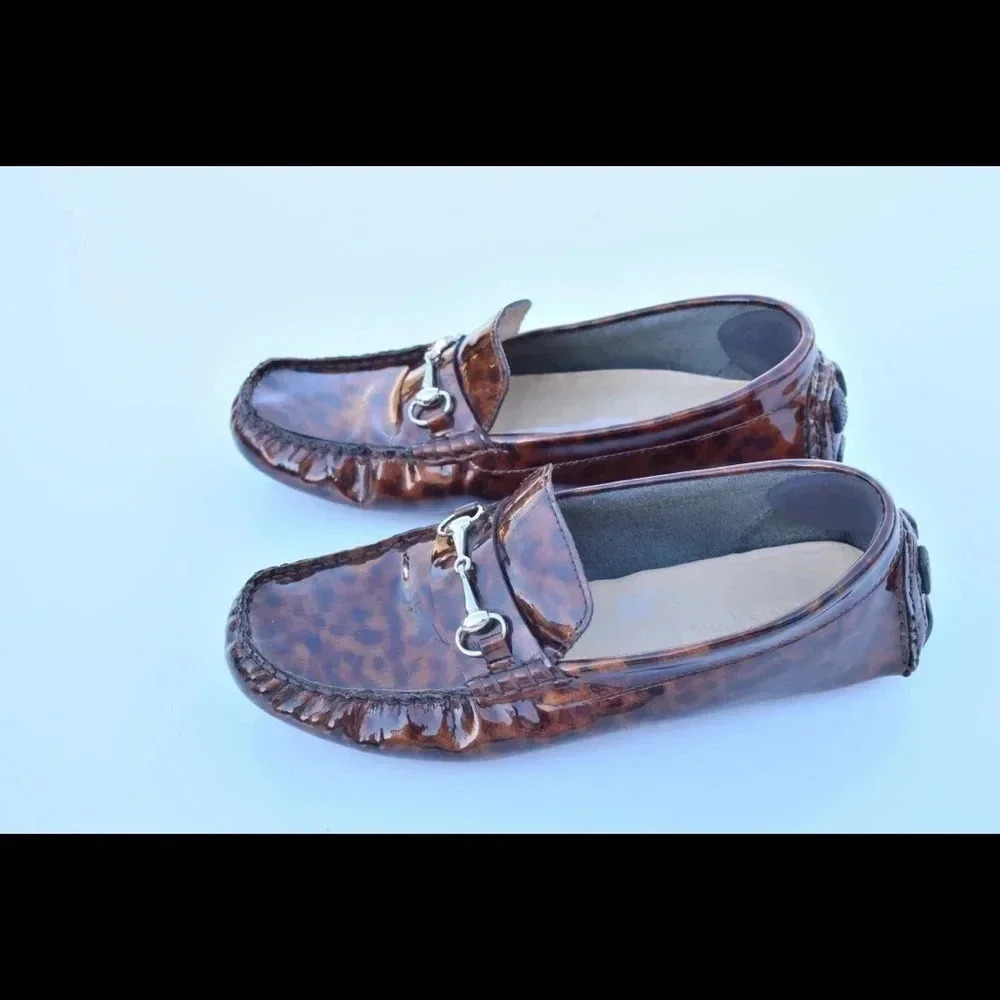 Cole Han patent loafers